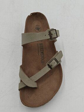 Vegan Birkenstock Shoes Womens Size 39 250 L8 M6 Double Strap Sandals *Damaged*